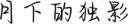月下的独影
