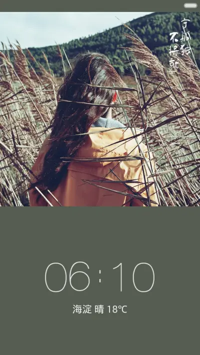 【女版】宁孤独，不将就（自由桌面+锁屏音乐）