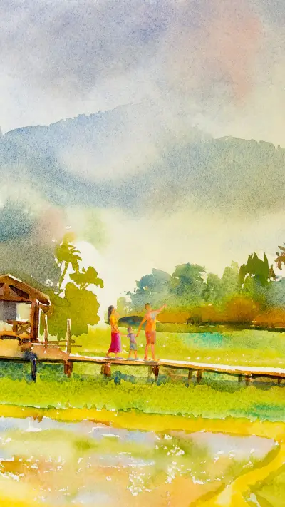 治愈插画-拍信图库