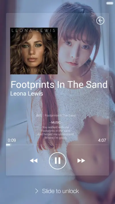 (全动态玻璃风)萌妹来袭 - Screenshot 2