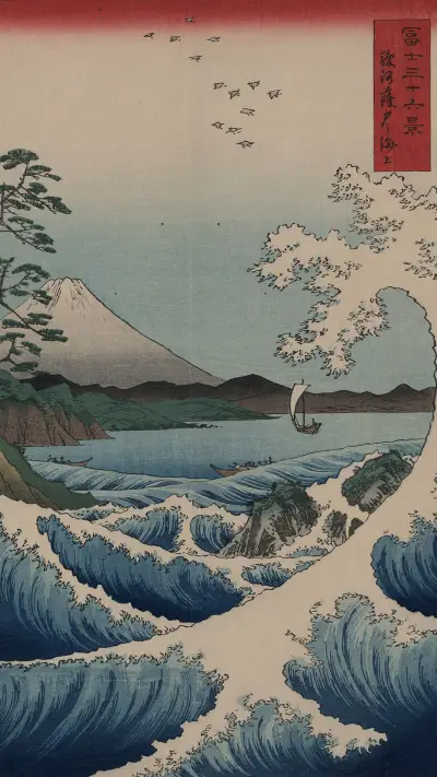 浮世绘中的风景