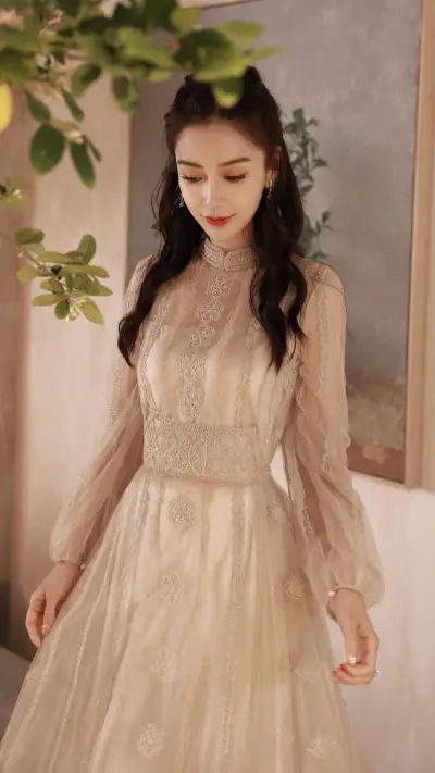 镜头内外的杨颖