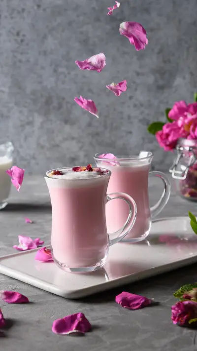 清爽的饮品壁纸-锐景创意