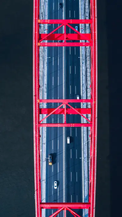 暗蓝调城市风光