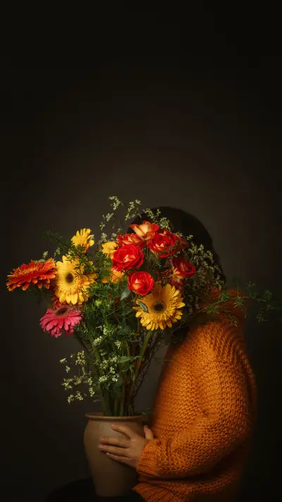 光与花-【视觉中国】