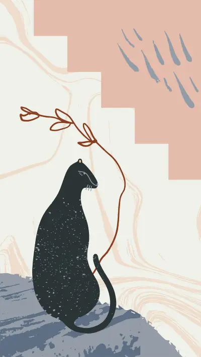 治愈插画-拍信图库 - Screenshot 1