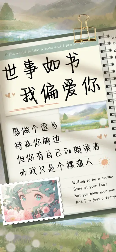 世事如书我偏爱你 - Screenshot 1