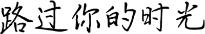 路过你的时光