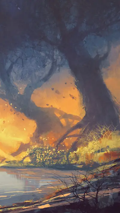 风景插画-拍信图库