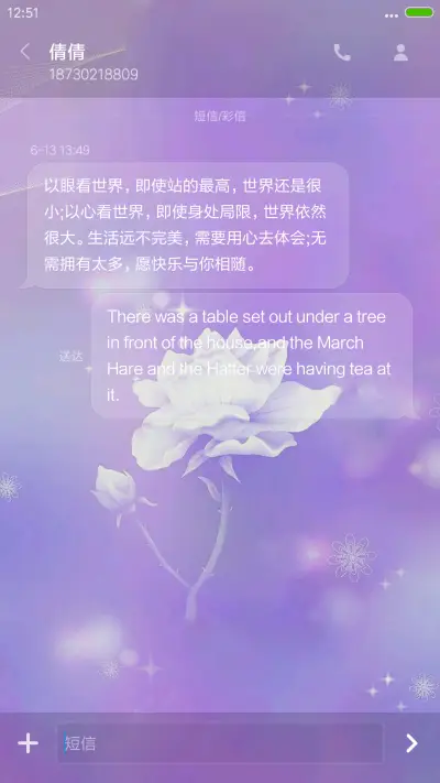 紫色蔷薇（4D动态流星下雨） - Screenshot 8